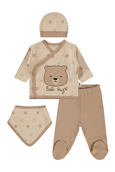 Civil Baby Baby Boy Bodysuit Sets Ivory
