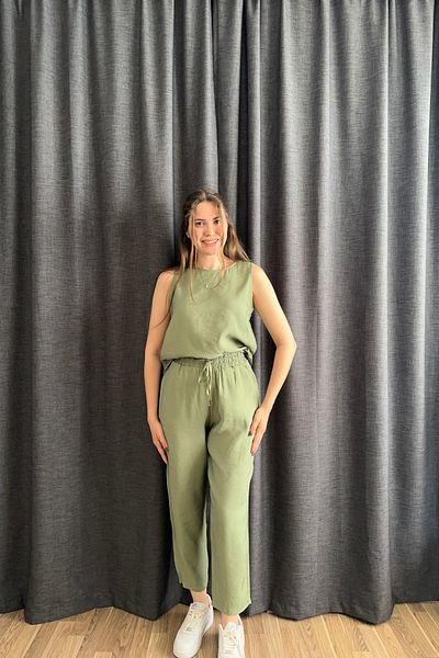 Sorridi Massimo Ayrobin Fabric Sleeveless 2 Piece Suit
