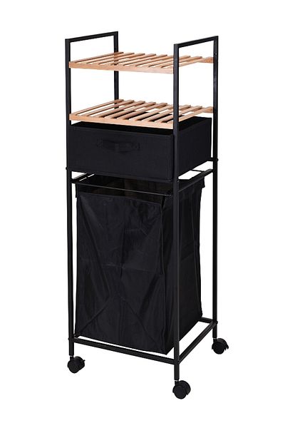 Excellent Raft baie cu cos de rufe 3 rafturi lemn/metal