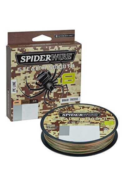 Spiderwire Stealth Braid Spider Wire Stealth Smooth 8x8 PE Braid 300m Camo Ör...