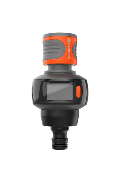 Gardena Water meter, Gardena, Plastic, AquaCount, gray/orange