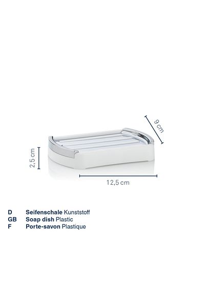 Kela MARTA green plastic soap dish