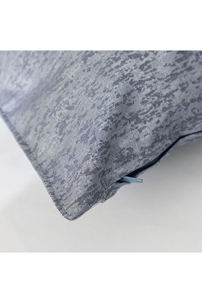 Danube Home Meadow Cushion Cover Set of 2 - Dark Grey - 45x45 cm | Polyester Couch Pillow Cover 811500137801