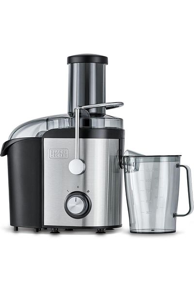 Blackdekor BLACK+DECKER Juicer Extractor, High-Powered 800W Motor, Stainless Steel Design, Large 1.7L Pulp Cont