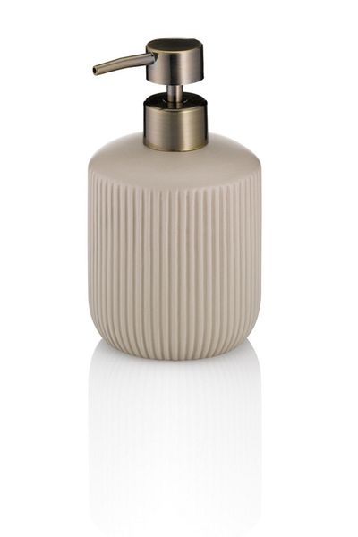 Kela Adele soap dispenser, grey ceramic, 400 ml