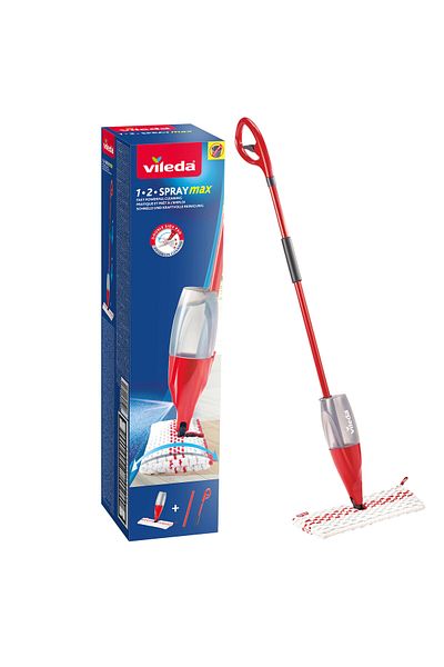 Vileda MAX BOX 1-2 Spray Mop with Sprayer