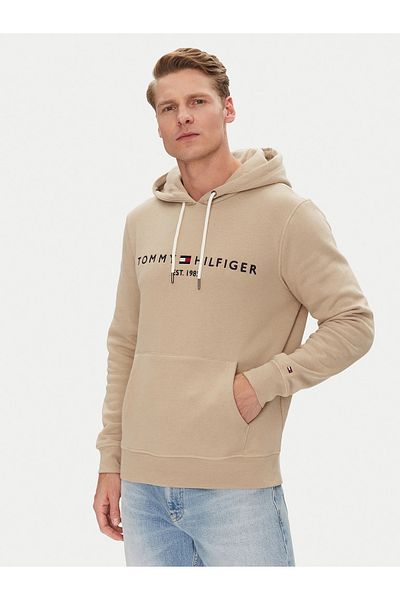 Tommy Hilfiger Pánska béžová mikina Tommy Hilfiger M