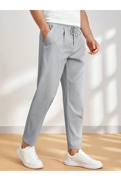 GENIUS STORE Мъжки панталони Jogger с еластична талия Панталон с джобове MEN-JOGGER
