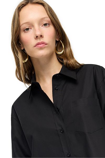 Perspective Black Albas Comfortable Fit Long Sleeve Shirt