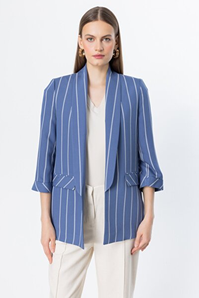 Ekol Çizgili Duble Kol Ceket