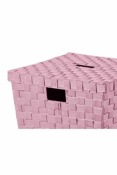 Kela ALVARO old laundry basket pink