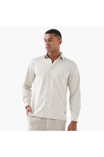 Emperor Emperor Regular Fit Shirt with Collar and Long Sleeves