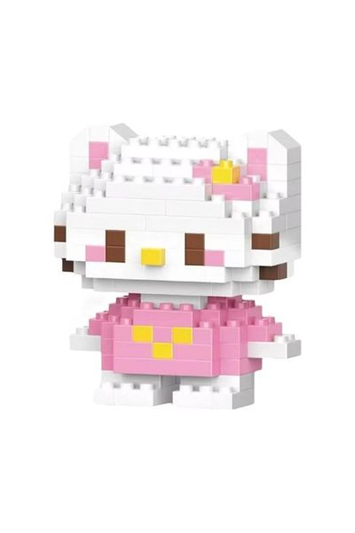 Toum Kitty Bricks Small Particle 3D Puzzle Lego Desktop Decoration