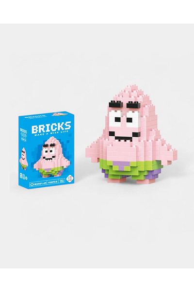 Toum Patrick Bricks Small Particle 3D Puzzle Lego Desktop Decoration