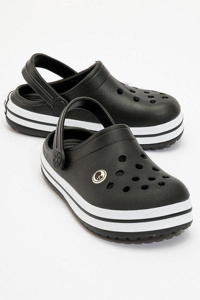 CCWAY AYAKKABI Sabo Kids Slippers Black