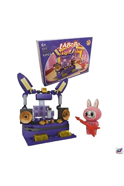 LABUBU ANGMAD creation set no.2, characters from the LaBubu series, 92 pieces