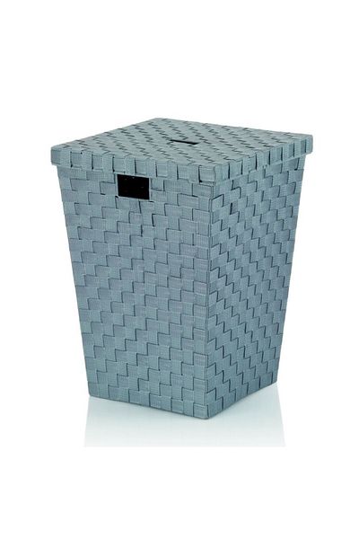 Kela Alvaro gray laundry basket, 40x40x52cm