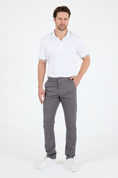 Rodi Men's Slim Fit Chino Trousers – 98% Cotton 2% Elastane Comfortable Stylish Daily Flexible Fabric Trousers 1012