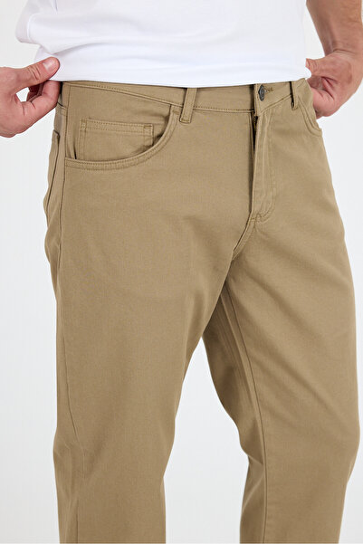 Rodi Erkek Regular Fit Gabardin %98 Pamuk %2 Elastan Rahat Günlük Klasik Düz Kesim Pantolon 1162