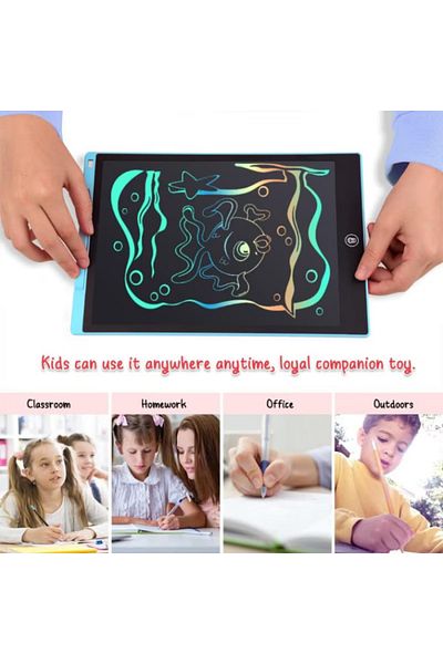 OEM LCD writing and drawing tablet for children, Electronic, 12 inch, Blue