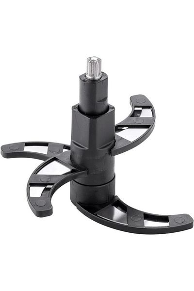 BLACK 400W Multifunctional Vertical Chopper with Glass Bowl Black and Clear