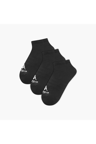 Kappa Set of 3 - Kappa Logo Print Half Terry Ankle Length Socks