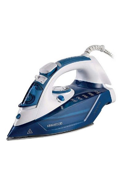 Kenwood 2600W Self-Clean and Anti-Calc Steam Iron with Auto Shut Off Function Blue and White