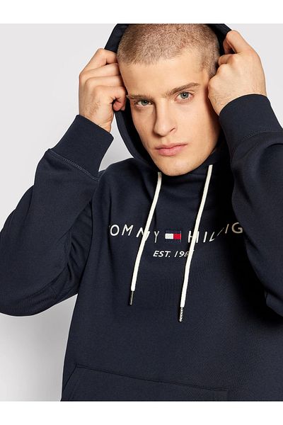 Tommy Hilfiger Ανδρικό μπλε φούτερ Tommy Hilfiger S
