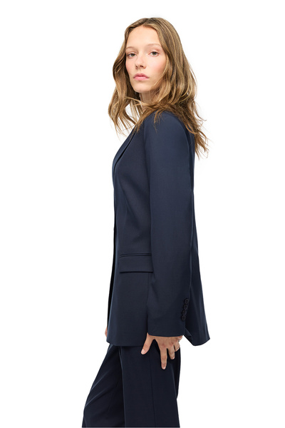 Perspective Navy Blue Gemas Regular Fit Jacket