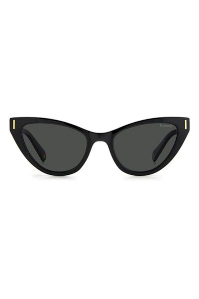 Polaroid Ochelari de soare Polaroid pentru femei PLD 6174/S 807/M9, Negru, Ochelari de soare Cat Eye, 52 mm