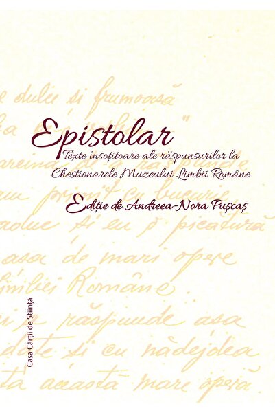 Editura Casa Cartii de Stiinta Epistolar. Texte insotitoare ale raspunsurilor la