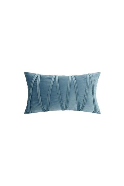 Danube Home Gleam Cushion 30X50Cm Light Blue | 100% Polyester Decorative Lightweight Throw Pillow