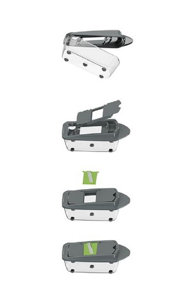 Parfait 1 Multifunctional Vegetable Chopper Green and Clear