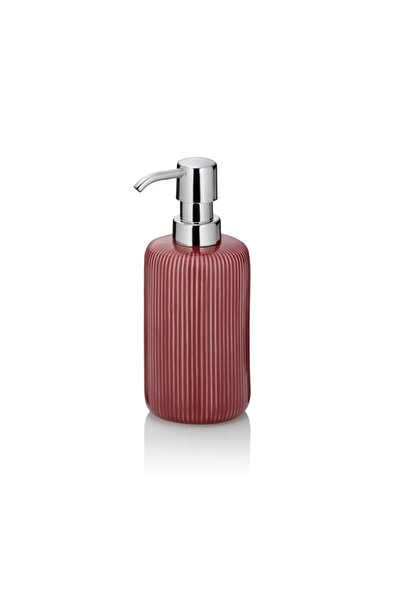 Kela Ava red ceramic soap dispenser 350 ml