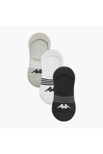 Kappa Set of 3 - Kappa Logo Detail Invisible Socks