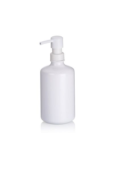 Kela Leonie soap dispenser white ceramic 20.0 cm 8.5 cm 500.0 ml
