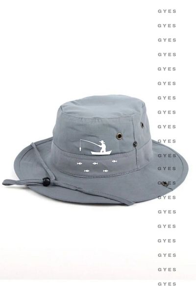 GYES Safari Fisherman Printed Hat Unisex Foldable Standard Size
