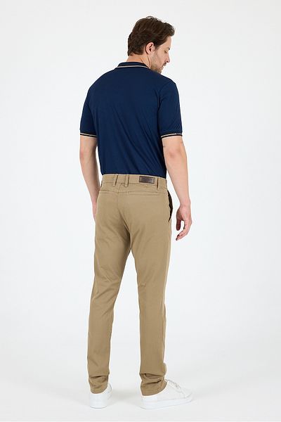 Rodi Men's Slim Fit Chino Trousers – 98% Cotton 2% Elastane Comfortable Stylish Daily Flexible Fabric Trousers 1012