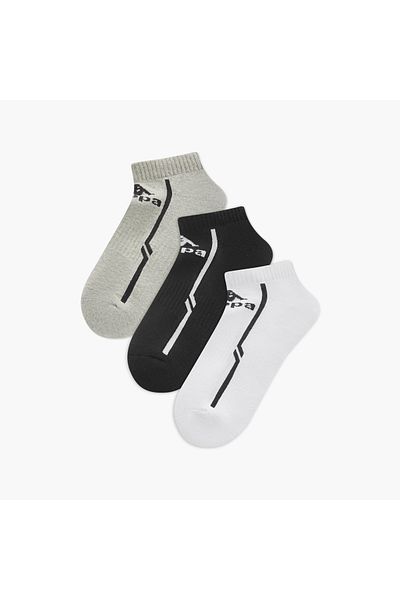 Kappa Set of 3 - Kappa Logo Detail Crew Length Socks