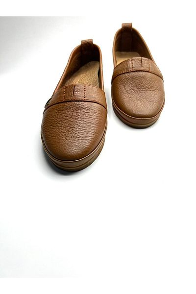 NEWGÜLTEKİN Genuine Leather Soft Comfortable Very Stylish Ballet Flat