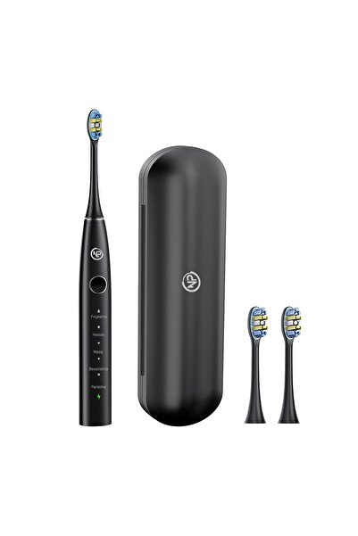 NPO Nicefeel X610-Z Dakikada 40000 Titreşim, Şarjlı Sonic Profesyonel Diş Fırçası-Siyah