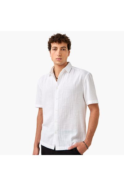 Iconic Iconic Textured Gauze Shirt