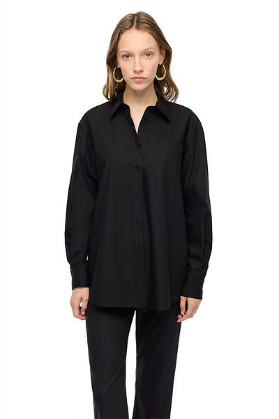 Perspective Black Albas Comfortable Fit Long Sleeve Shirt