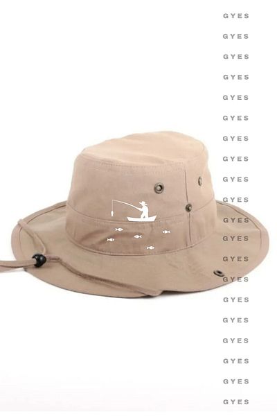 GYES Safari Fisherman Printed Hat Unisex Foldable Standard Size