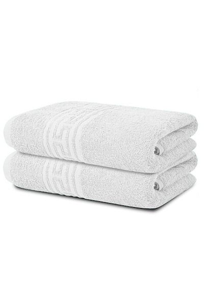 Modis Set 2 Towels Premium Quality Cotton, Modis, 50x90 cm, White
