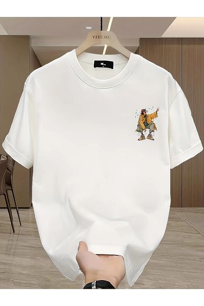 New Shine Tricou cu mânecă scurtă, cu imprimeu grafic Boho Hippie