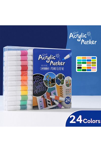 Choice 24 Colors B 24-168 Colors Oily Art Marker Pen Set for Draw Double Headed Sketching Oily Tip Based Ma