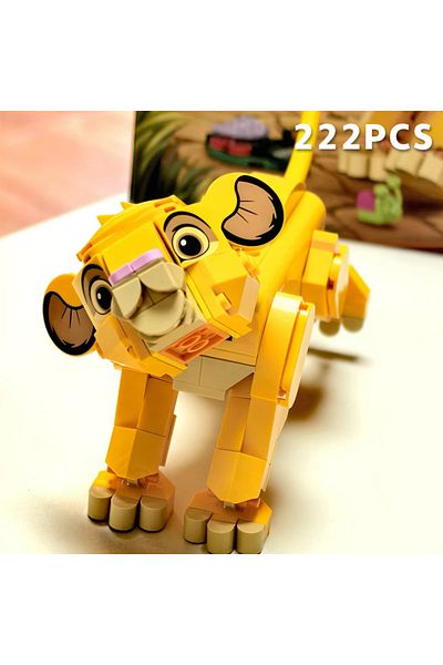Choice Lion Simba 43243 puzzle decoration building blocks for boys and girls, children's toys, parties, ...