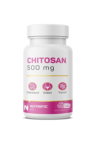 NUTRIFIC Chitosan 500mg, colesterol, slabit, tranzit, 60 capsule vegetale