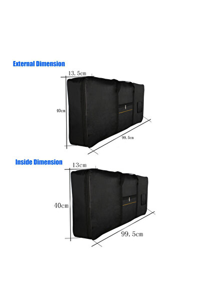 Choice1 حقيبة بيانو إلكترونية 61/76 مفتاحًا، حقيبة تخزين يدوية، قماش أكسفورد ...